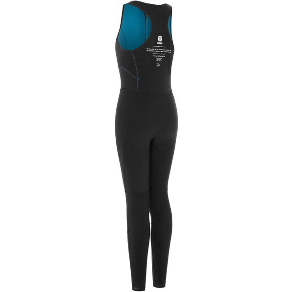 2026 Nyord Mujer Solu Yulex 2/2mm Front Zip Long Jane Neopreno SOLWLJ22001-BLKCBL - Black / Celestial Blue